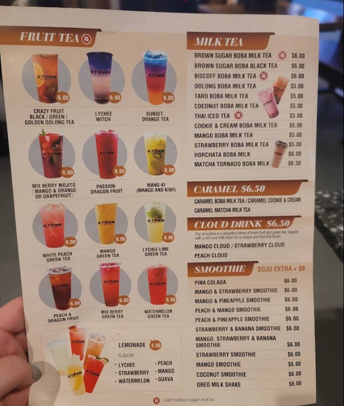 K-Town Korean BBQ Restaurant Menu - Explore Delicious Korean BBQ Dishes